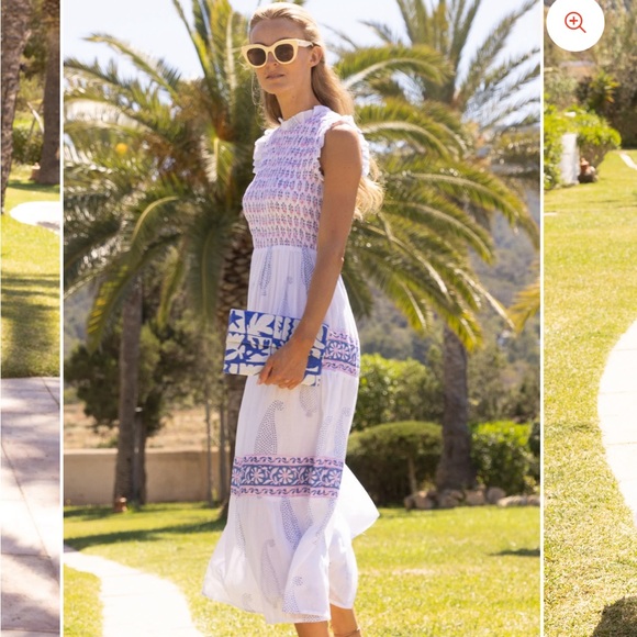 Oliphant Dresses & Skirts - NEW Oliphant Sleeveless Smocked Maxi. Aptos Blue. S.
NWT.